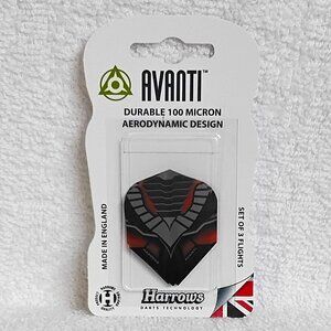 Sealed Set of 3 Harrows Avanti Orange 100 Micron Dart Flights BNIP!!